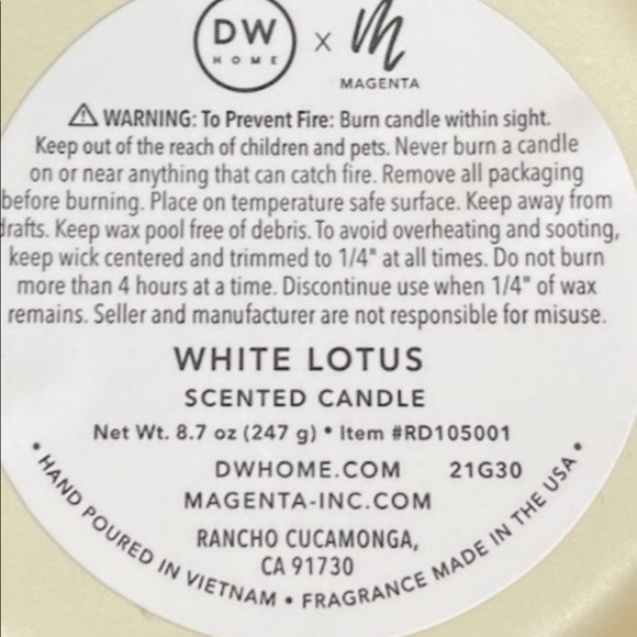 New! Host pick ! Rae Dunn yoga candle - Picture 2 of 3
